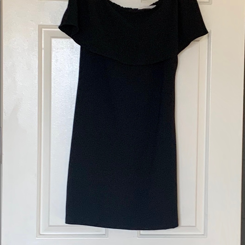 Black short dress